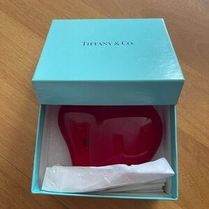 Tiffany & Co. Scarlet Heart Paperweight